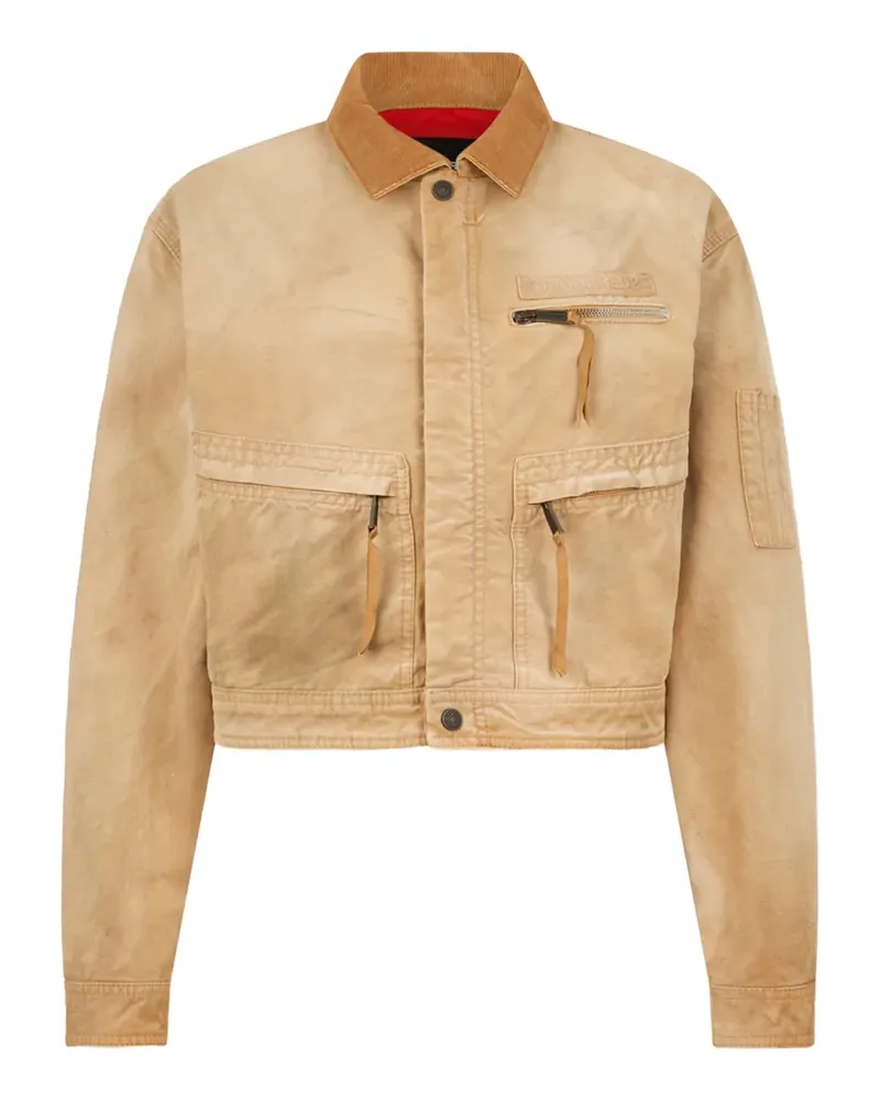 Dsquared2 Stückgefärbte Bomberjacke - Nude Nude