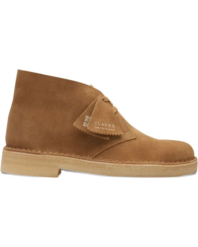Clarks Desert-Boots aus Wildleder - Nude Nude