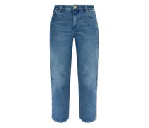 Klassische Cropped-Jeans - Blau