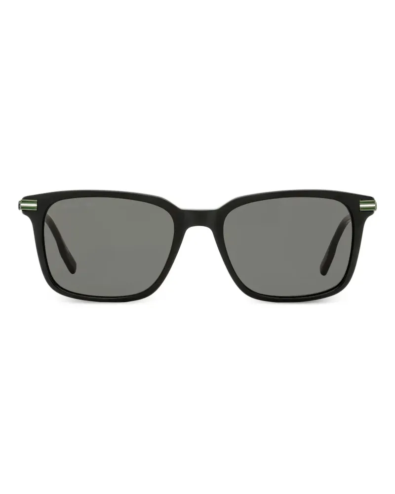 Lacoste Eckige Sonnenbrille - Schwarz Schwarz