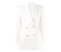 Doppelreihiger Blazer - Weiß