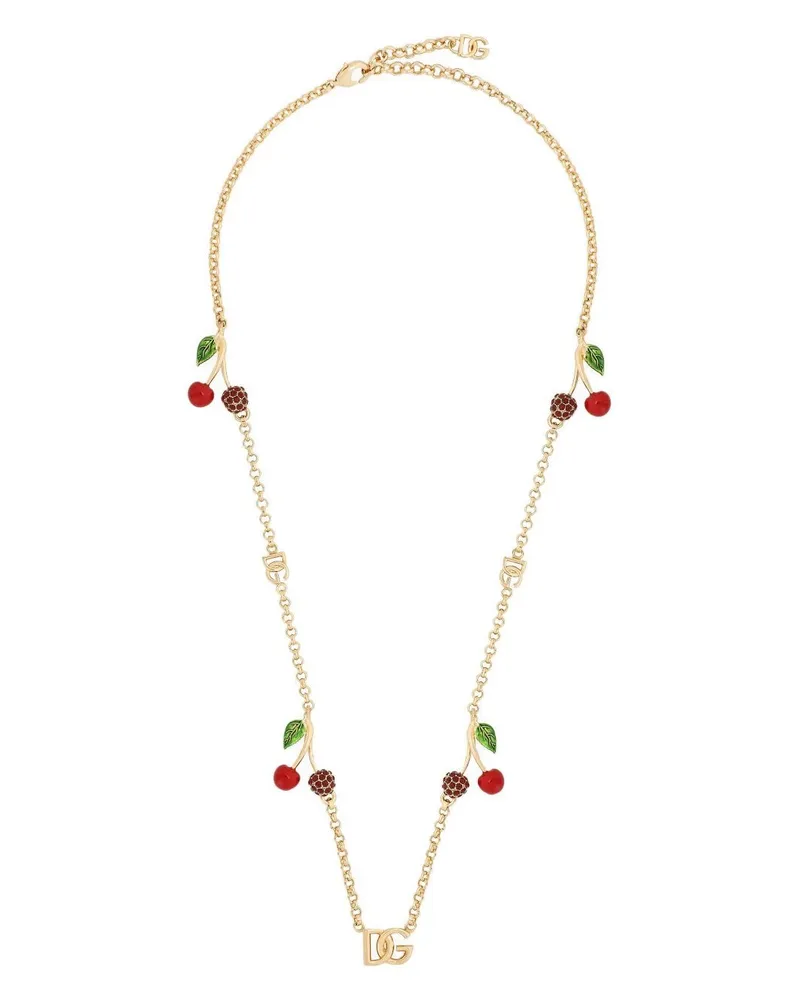Dolce & Gabbana Halskette mit Kristallen - Gold Gold