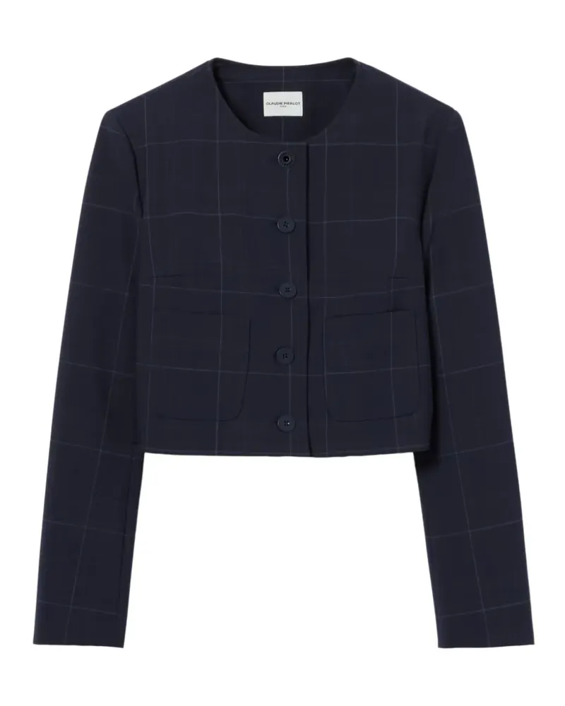 Claudie Pierlot Karierte Jacke - Blau Blau