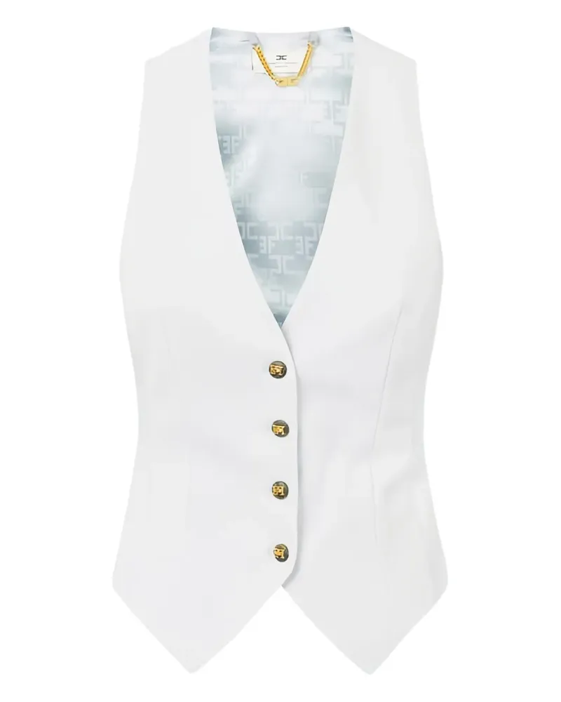 Elisabetta Franchi button-fastening waistcoat - Blau Blau