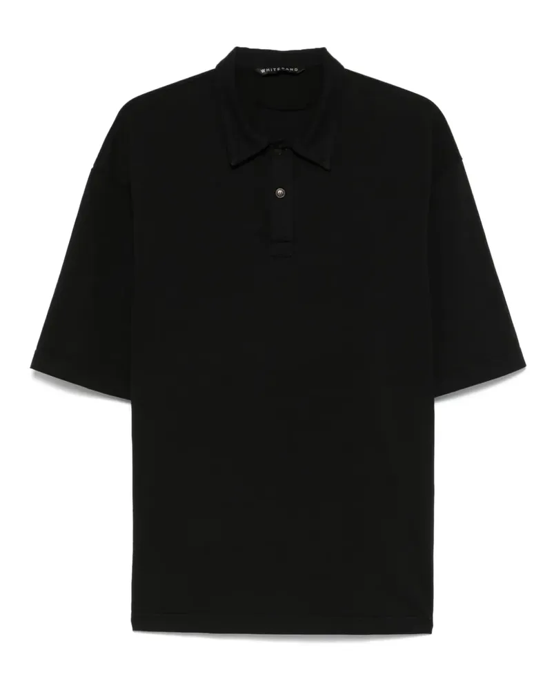 PLAN C Klassisches Poloshirt - Schwarz Schwarz