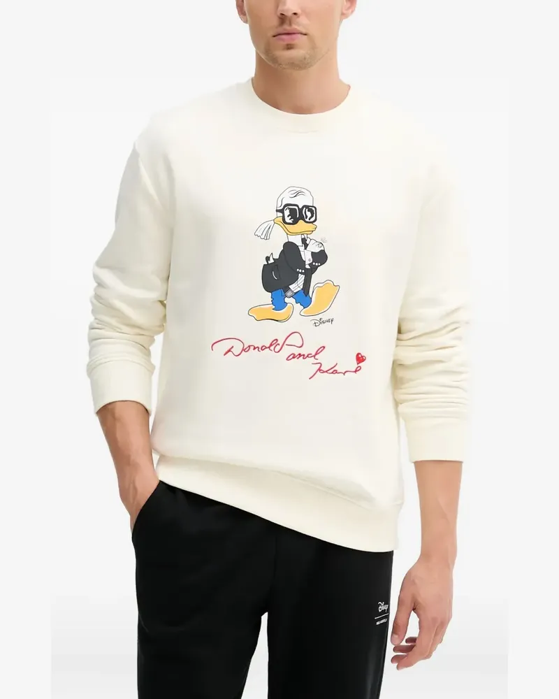 Karl Lagerfeld x Disney Donald Duck Sweatshirt - Weiß Weiß