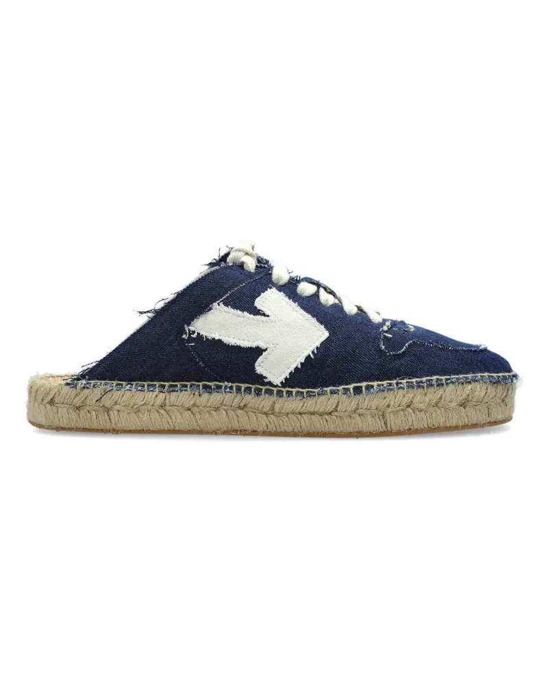 OFF-WHITE Arrows-motif frayed mules - Blau Blau