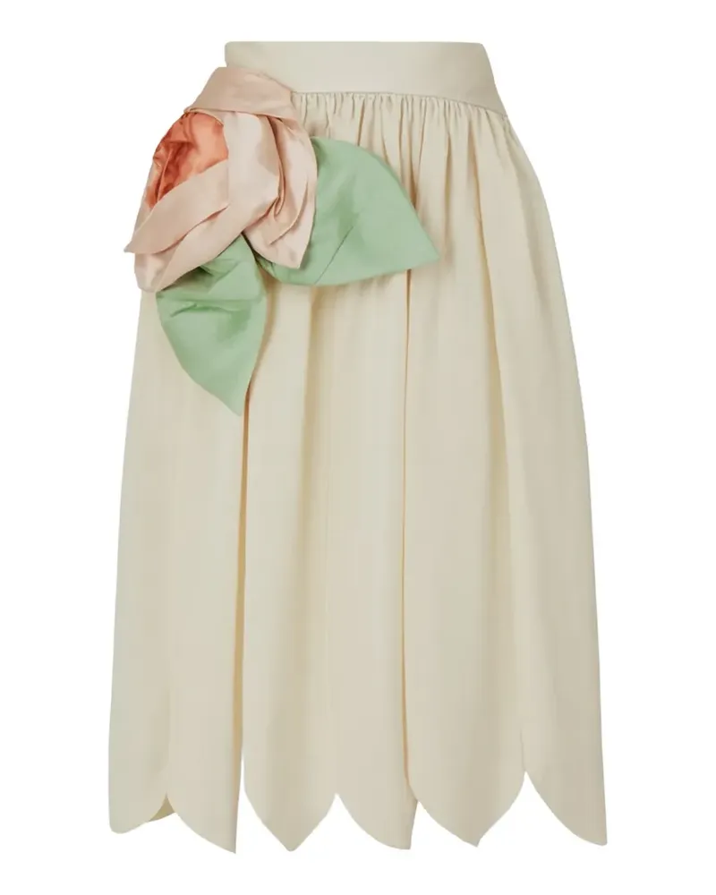 Simone Rocha Rosette Basque Midirock - Nude Nude