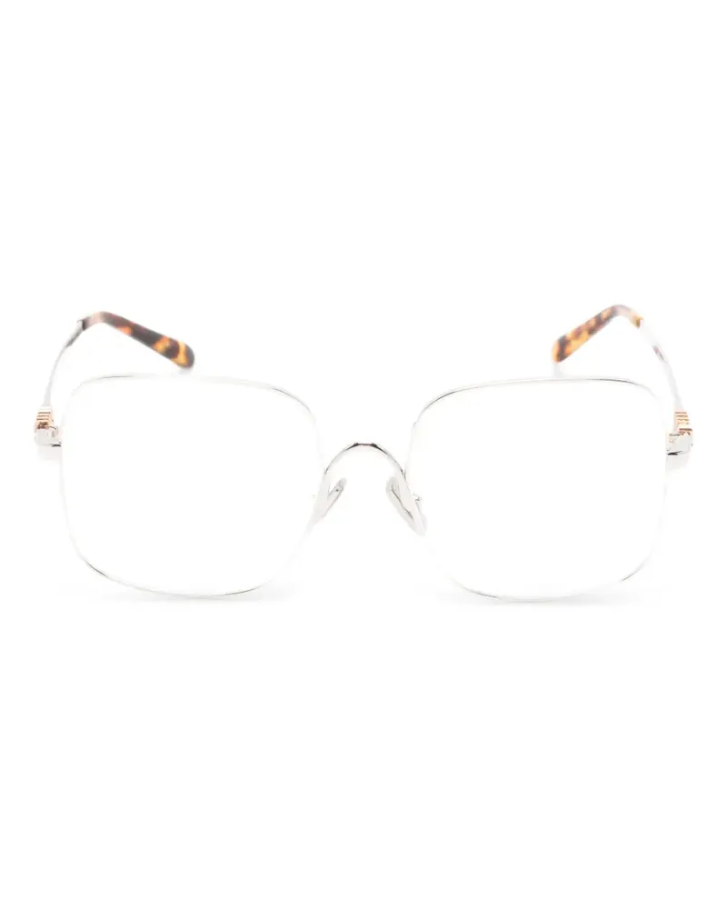 Miu Miu Brille mit eckigem Gestell - Silber Silber