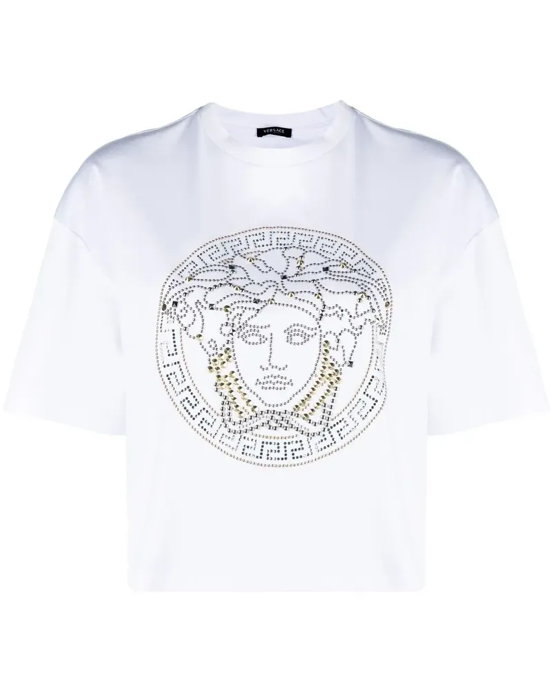 Versace T-Shirt mit Print - Weiß Weiß