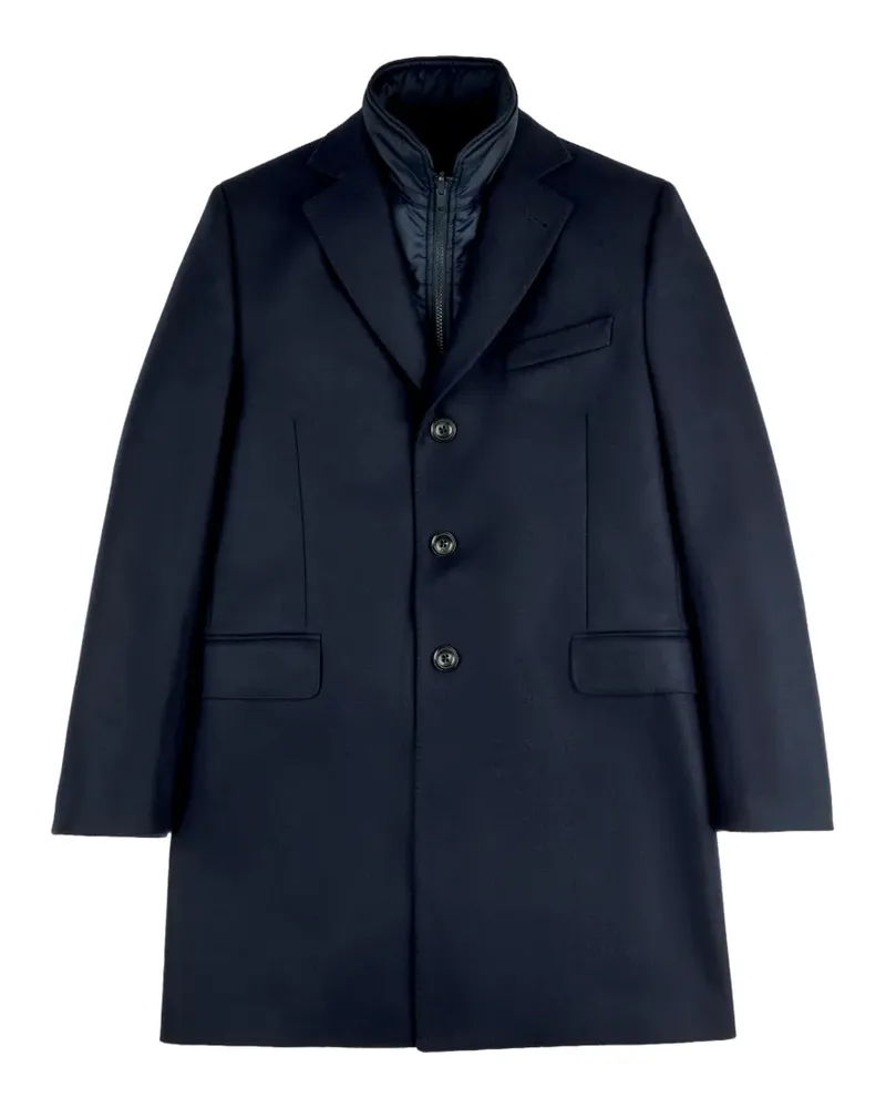 Fay Double Coat internal-gilet coat - Blau Blau
