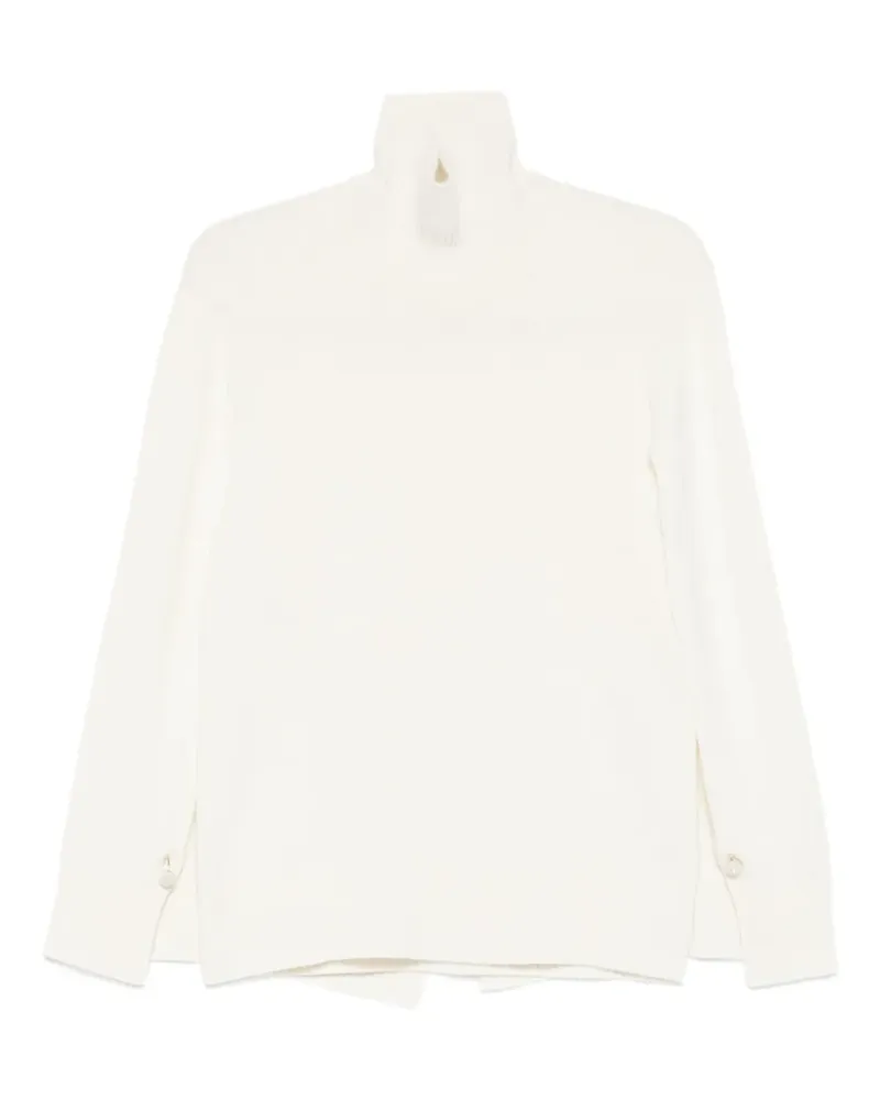 Fabiana Filippi Pullover mit Cut-Out - Weiß Weiß