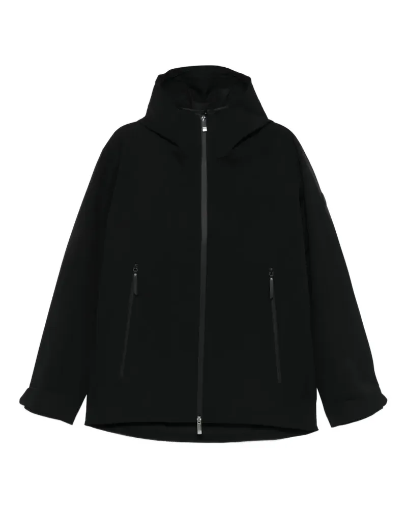 Moncler hooded zip jacket - Schwarz Schwarz