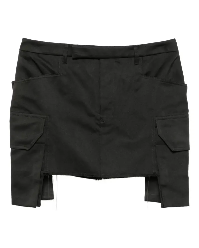Rick Owens Firbanks cargo mini skirt - Schwarz Schwarz