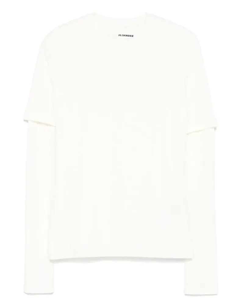Jil Sander Klassisches T-Shirt - Nude Nude