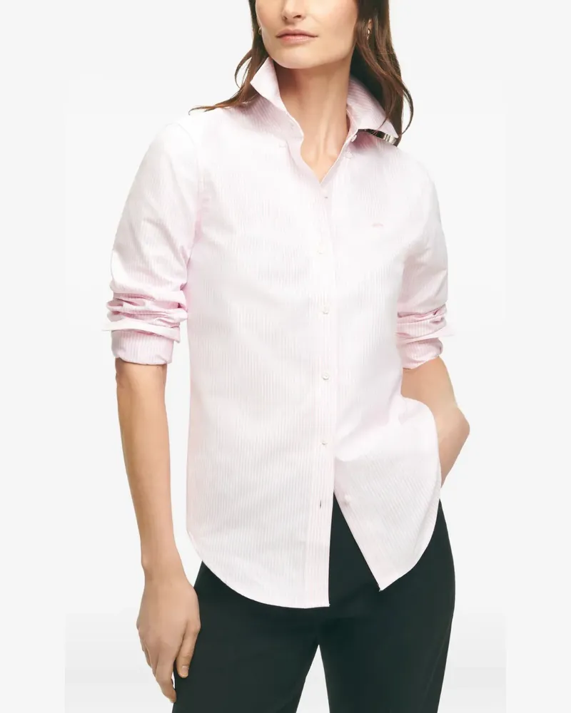 Brooks Brothers Gestreiftes Hemd - Rosa Rosa