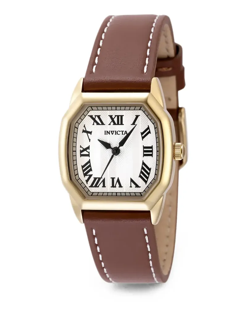 Invicta Wildflower achteckige Armbanduhr 27mm - Weiß Weiß