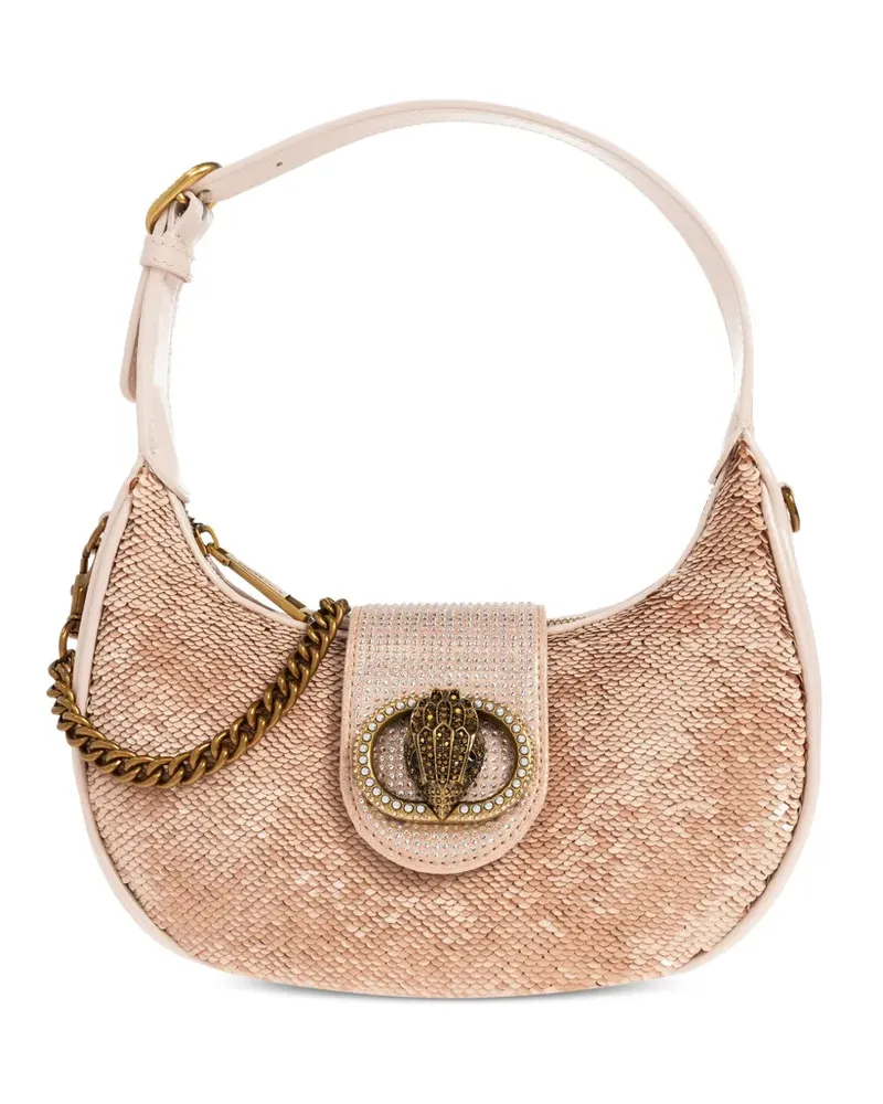 Kurt Geiger small Chelsea sequin-embellished tote bag - Rosa Rosa