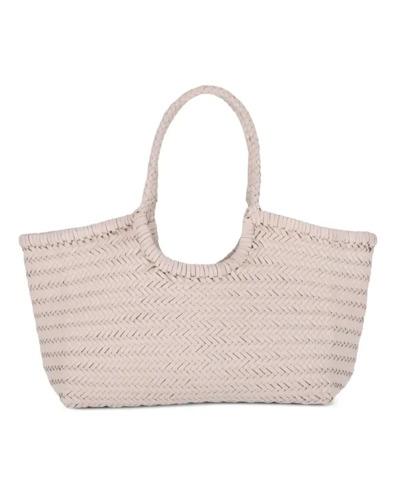 Dragon Diffusion Tote Bag mit Flechtmuster - Nude Nude