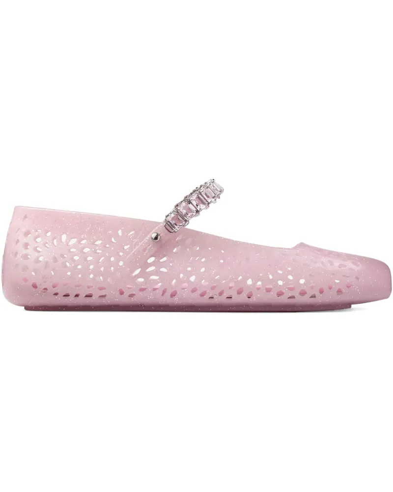 Jimmy Choo Jelly Ballerinas - Rosa Rosa