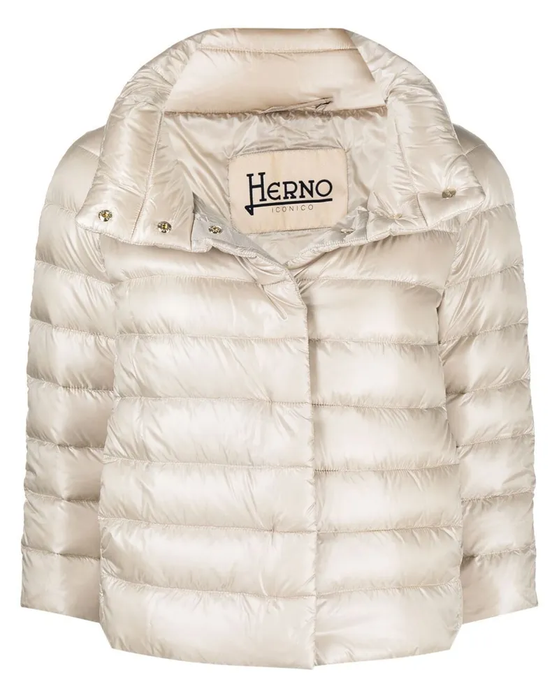 Herno Daunenjacke mit Stehkragen - Nude Nude
