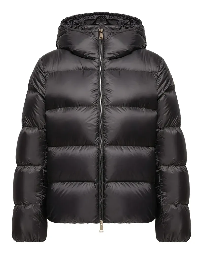 Moncler Gesteppte Kapuzenjacke - Schwarz Schwarz