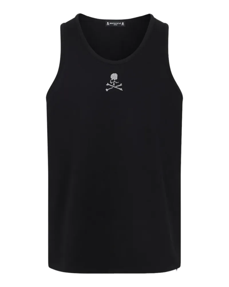 Mastermind Japan skull string vest - Schwarz Schwarz