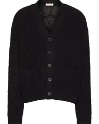 Valentino Garavani Toile Iconographe Cardigan Schwarz