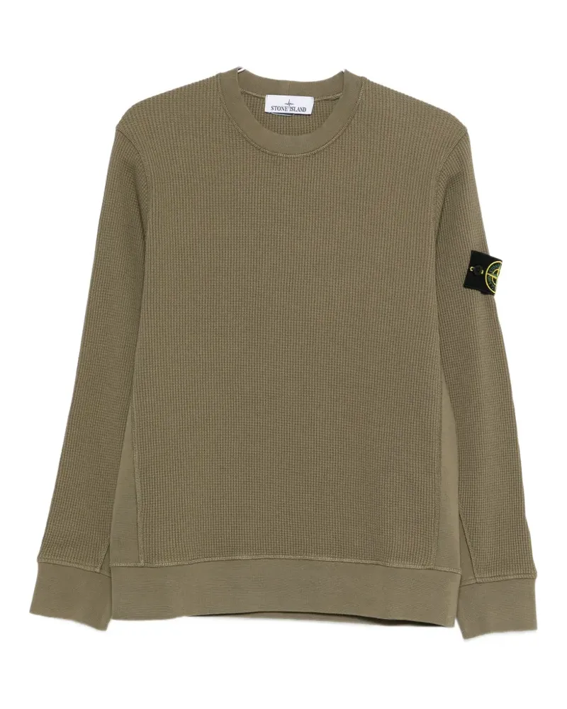 Stone Island waffle fleece sweatshirt - Grün Grün