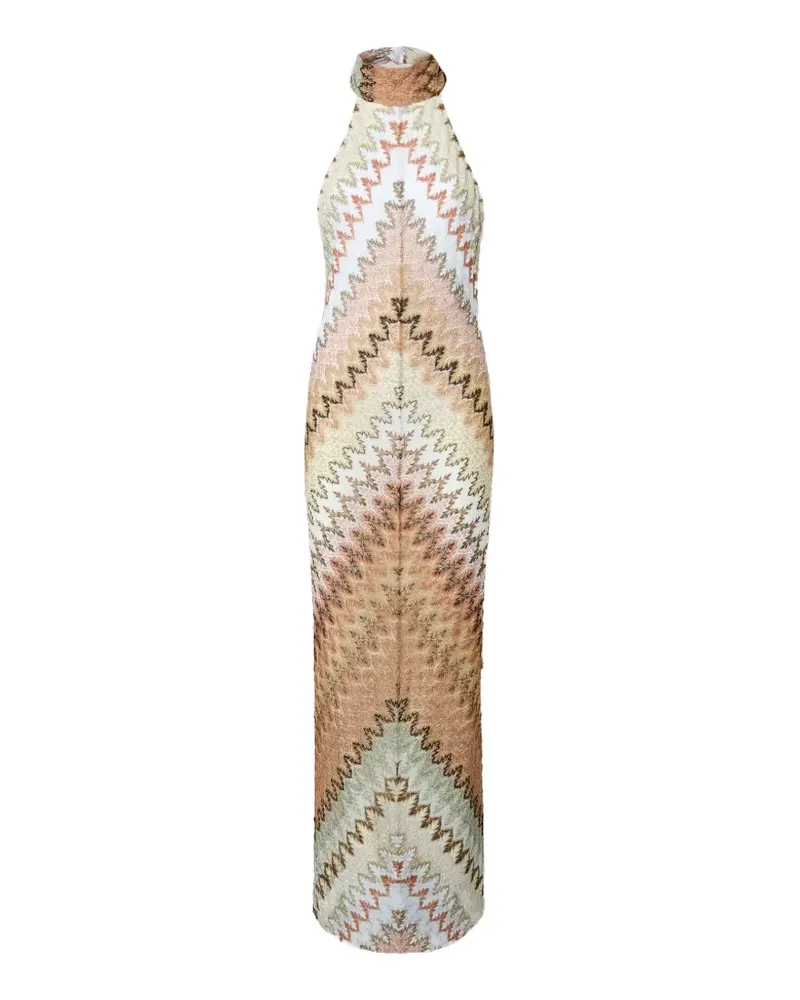 Missoni Kleid mit Zickzackmuster - Nude Nude