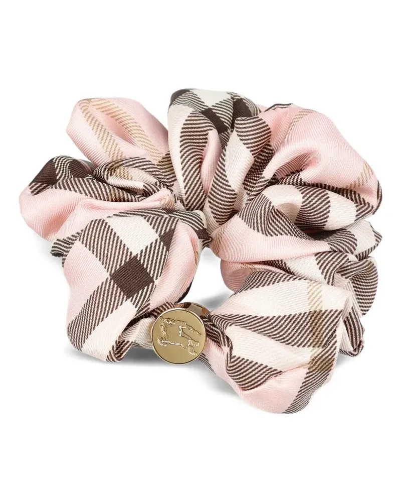 Burberry patterned silk scrunchie - Rosa Rosa