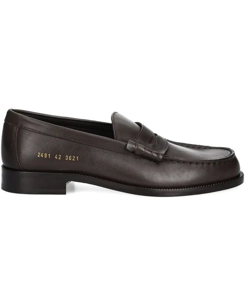 Common Projects Klassische Penny-Loafer - Braun Braun