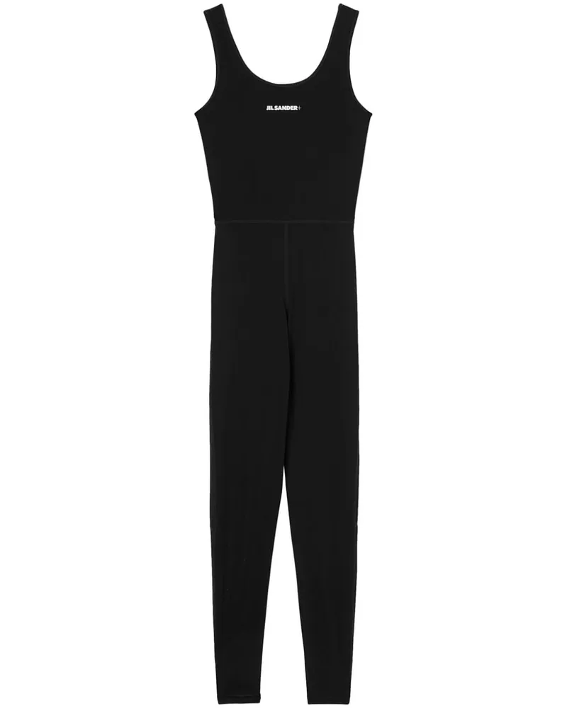 Jil Sander Ärmelloser Jumpsuit - Schwarz Schwarz