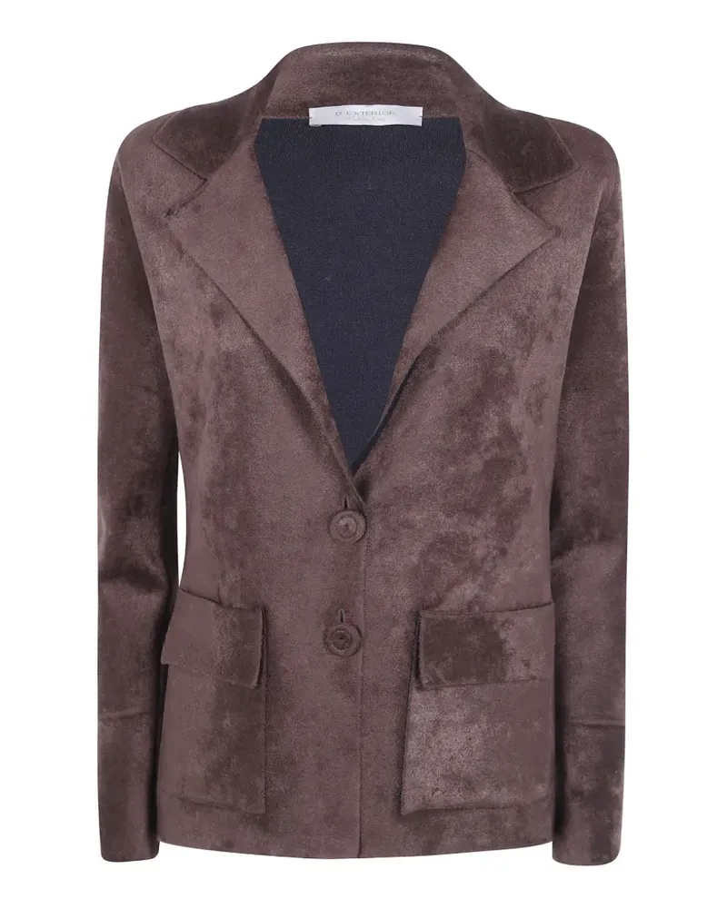 D.EXTERIOR Bomberjacke im Metallic-Look - Braun Braun