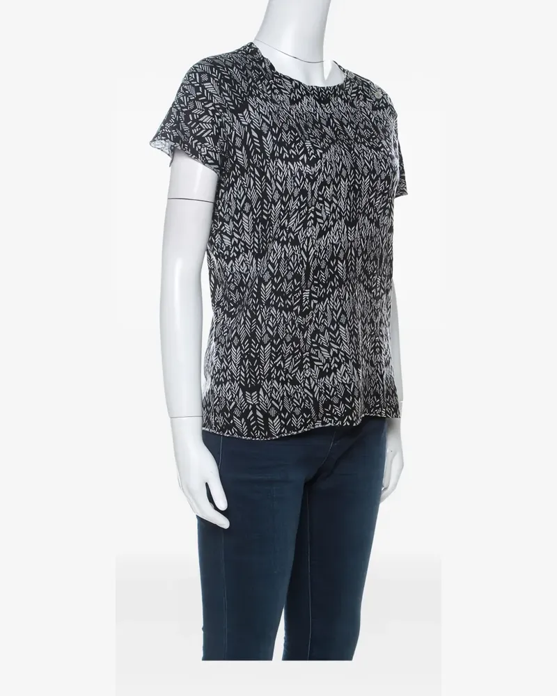 Zadig & Voltaire Gemustertes T-Shirt - Grau Grau