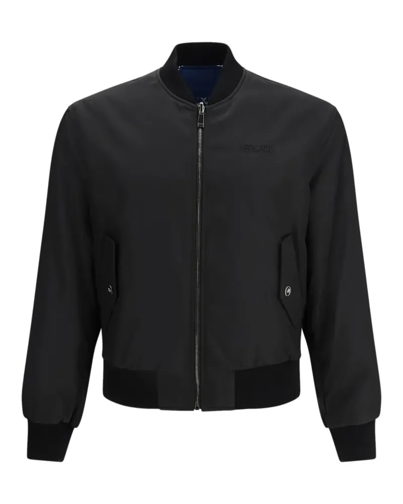 Versace reversible bomber jacket - Schwarz Schwarz