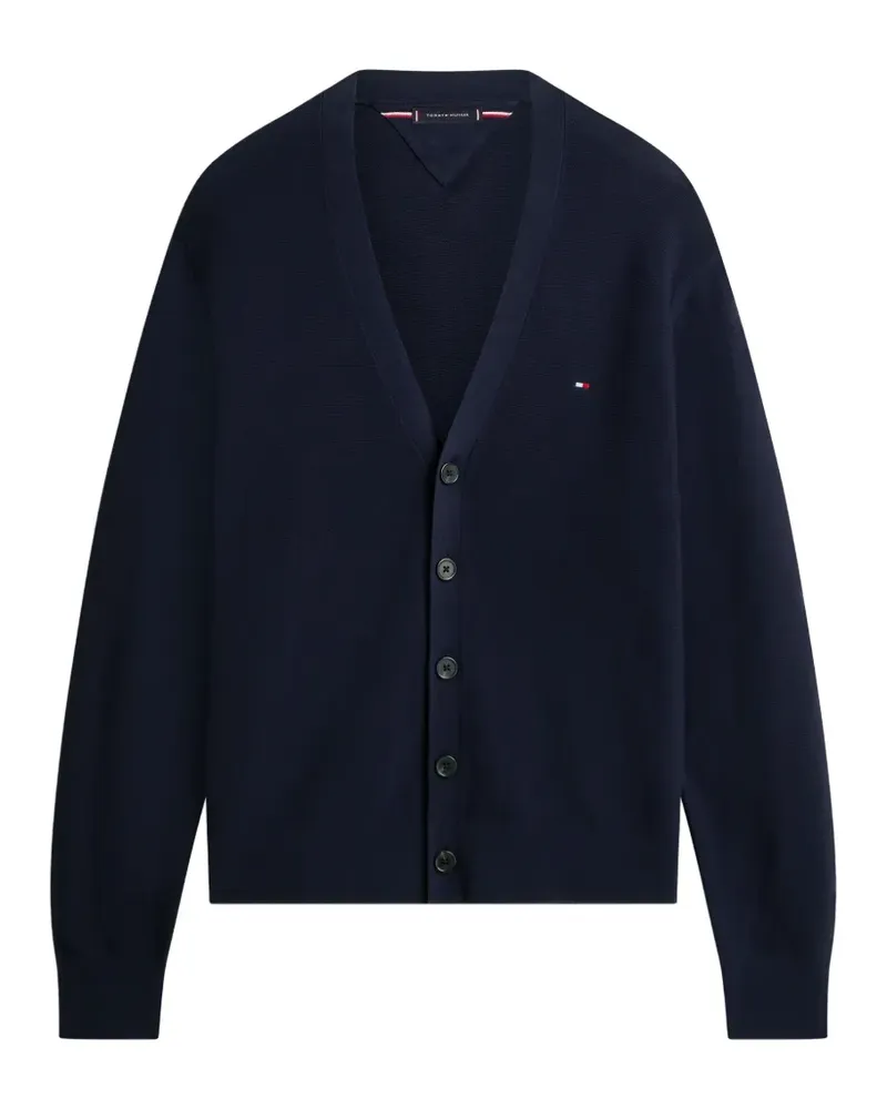 Tommy Hilfiger V-neck button cardigan - Blau Blau