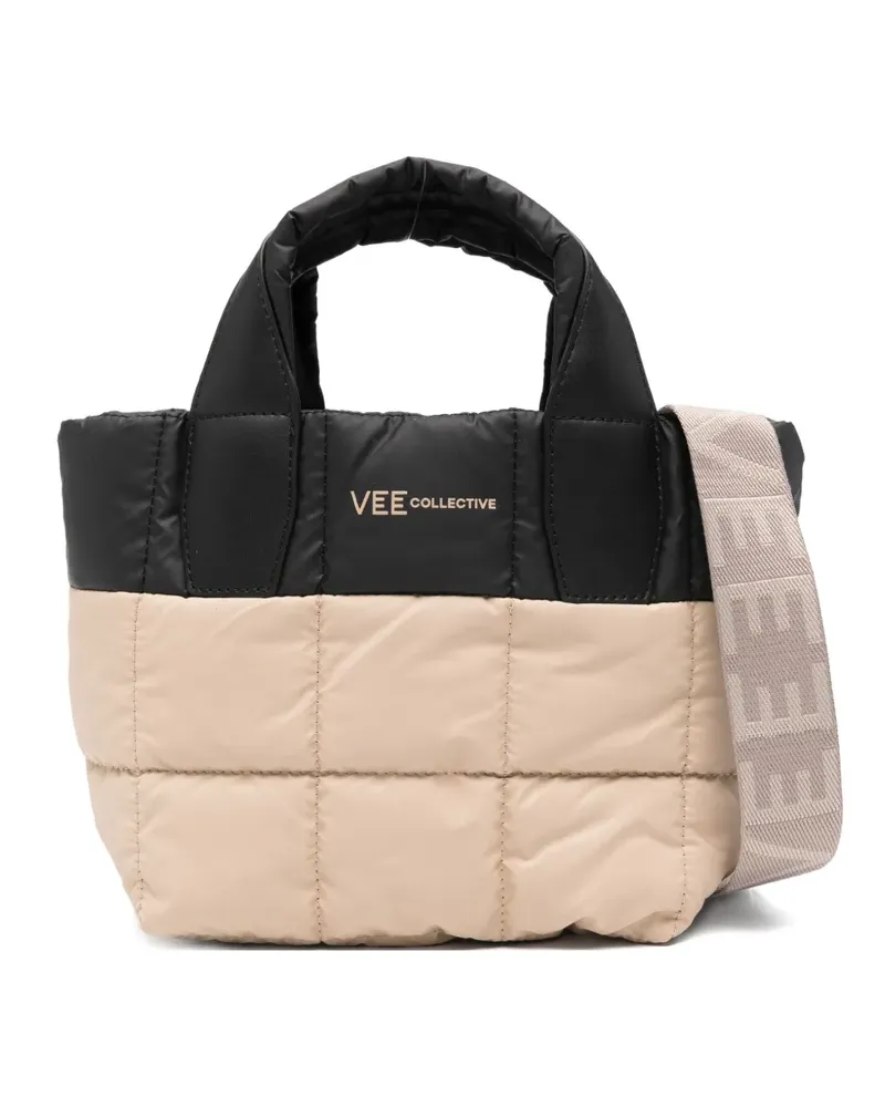 VeeCollective Gesteppter Shopper - Nude Nude