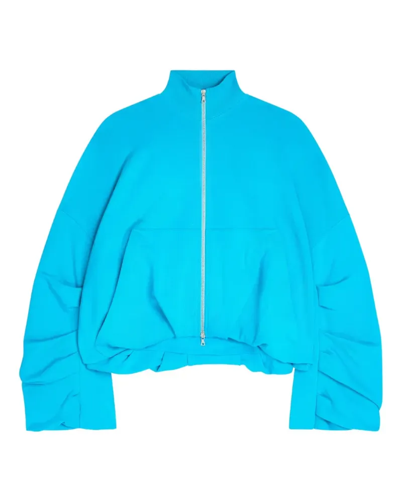 Dries van Noten Drapierte Jerseyjacke - Blau Blau