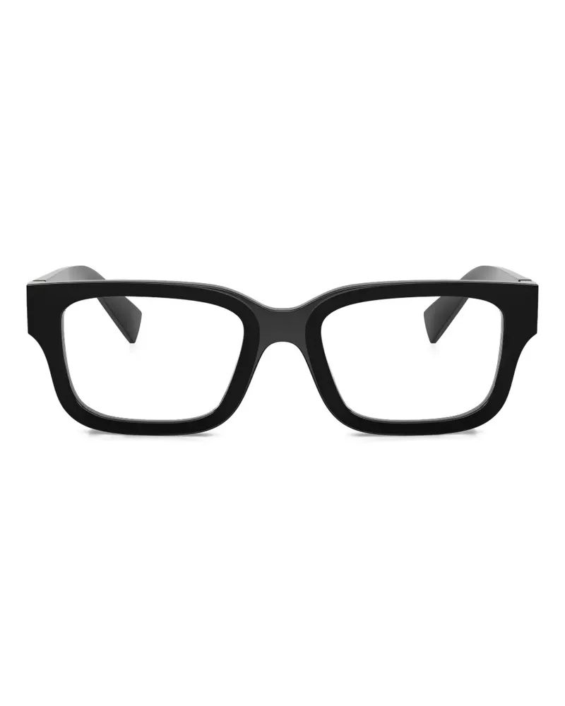 Miu Miu Brille mit eckigem Gestell - Schwarz Schwarz