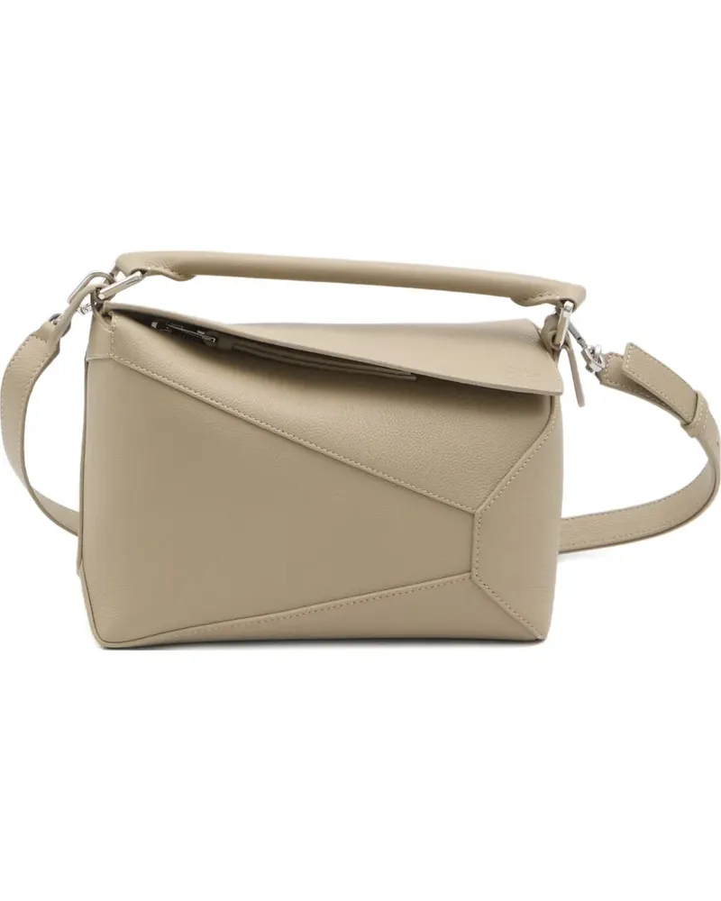 Loewe small Puzzle Edge tote bag - Nude Nude