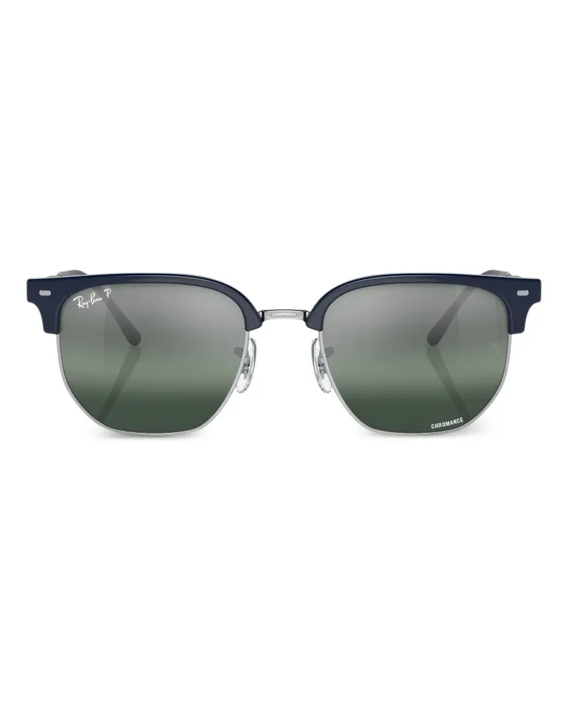 Ray Ban New Clubmaster Polarized+ Lenses Sonnenbrille - Blau Blau