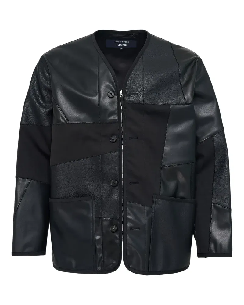 Comme des Garçons patchwork jacket - Schwarz Schwarz
