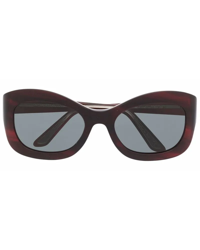 Oliver Peoples Edina Cat-Eye-Sonnenbrille Rot