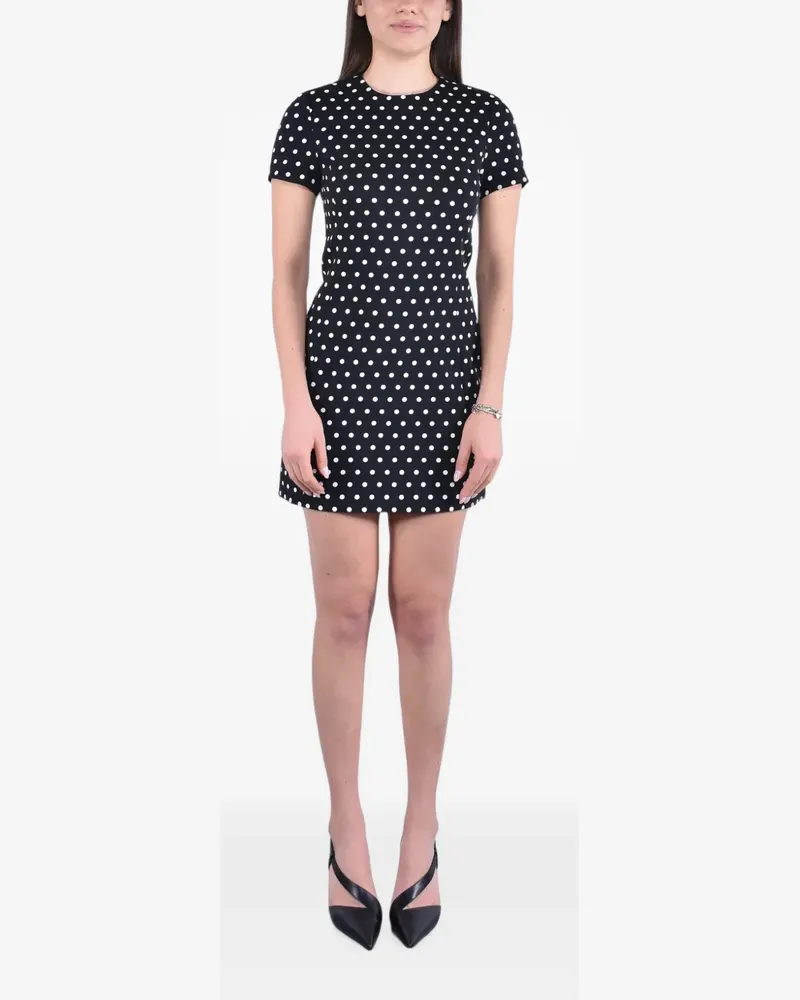 Michael Kors polka-dot shift mini dress - Schwarz Schwarz