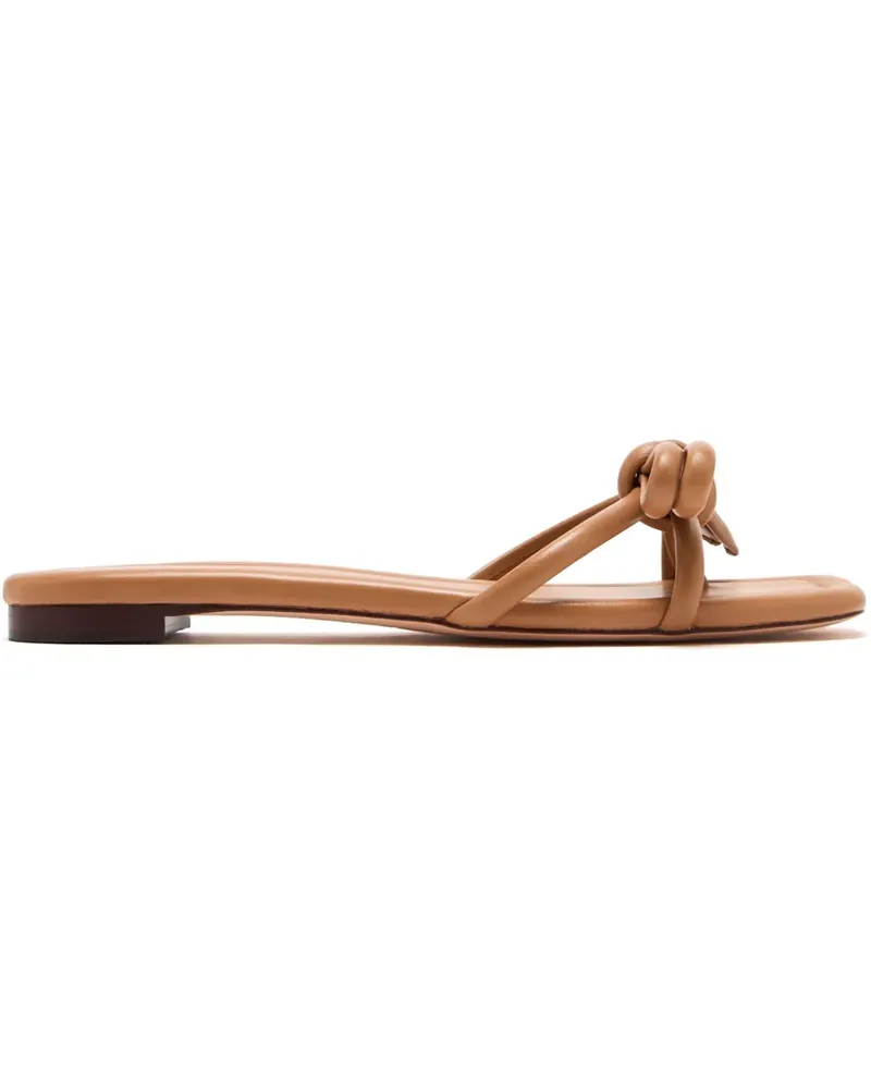 Loeffler Randall Hadley Sandalen mit Knotendetail - Braun Braun