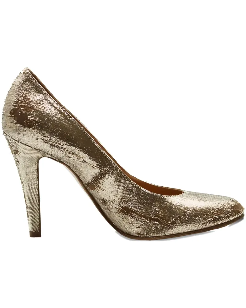 Maison Margiela Pumps im Destroyed-Look - Gold Gold