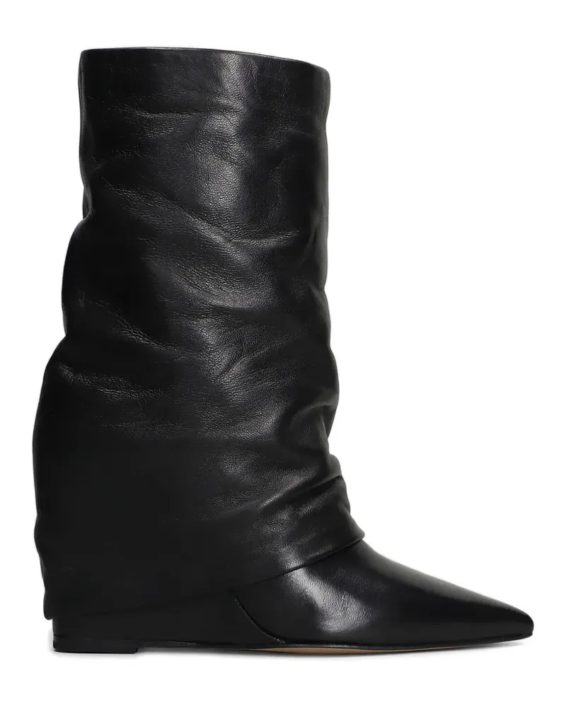 The Seller Stiefel mit spitzer Kappe - Schwarz Schwarz