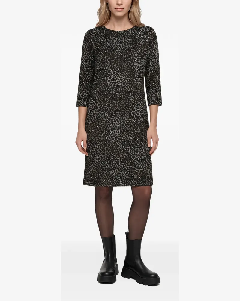 Betty Barclay Minikleid mit Leoparden-Print - Schwarz Schwarz