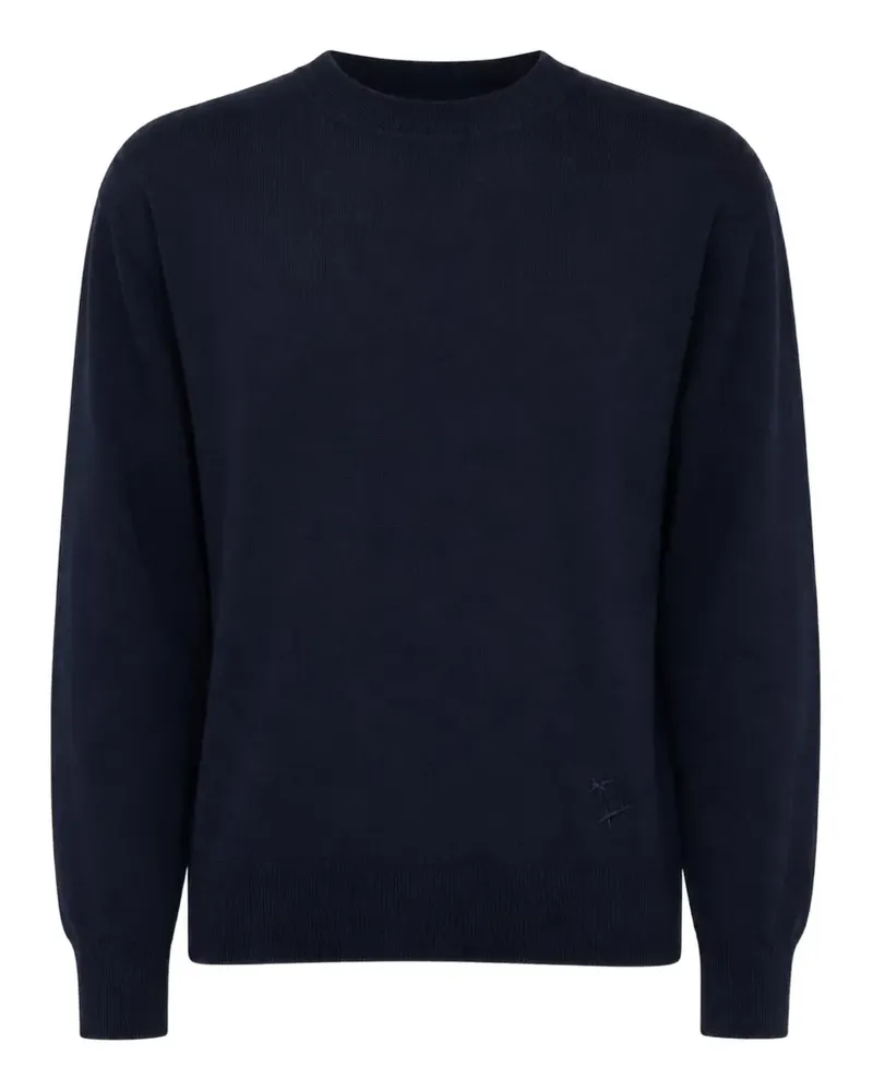 Laneus Klassischer Pullover - Blau Blau